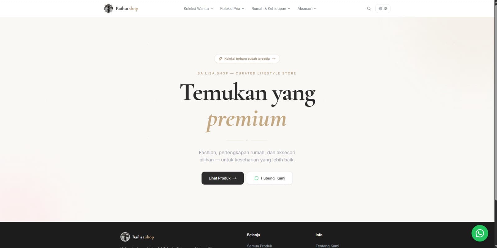 Bailisashop screenshot 1